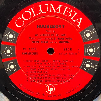 George Duning : Houseboat (LP,Album)