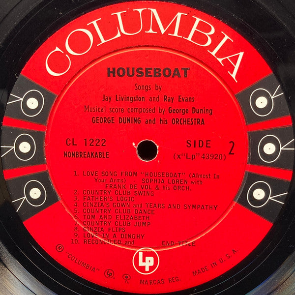 George Duning : Houseboat (LP,Album)