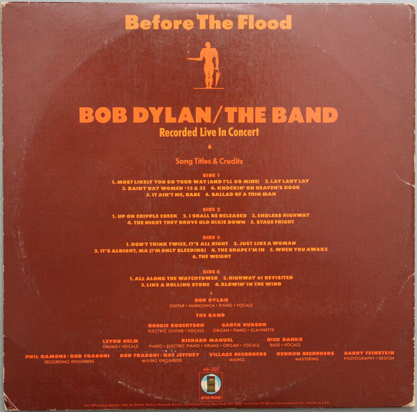 Bob Dylan / Band, The : Before The Flood (LP,Album)