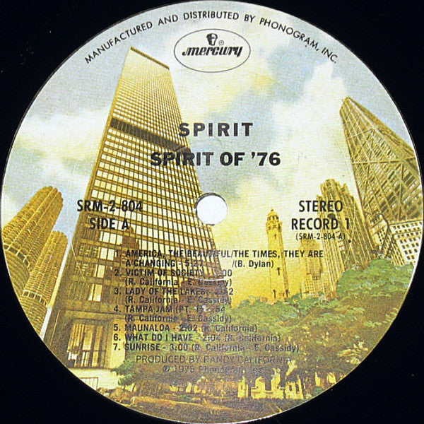 Spirit (8) : Spirit Of '76 (LP,Album)