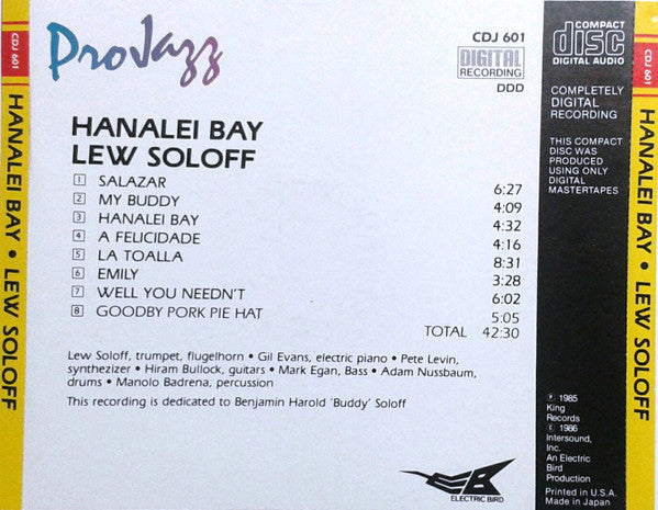 Lew Soloff : Hanalei Bay (Album)