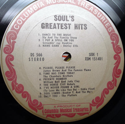 Various : Soul's Greatest Hits / Kings And Queens Of Soul (LP,Compilation,Stereo)