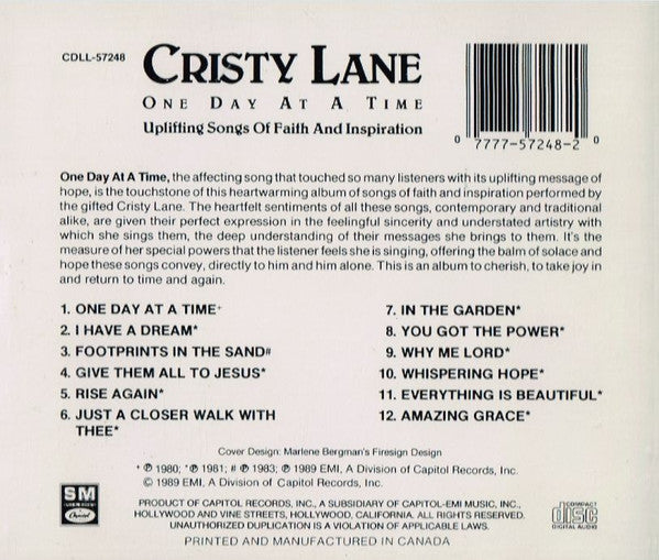 Cristy Lane : One Day At A Time (Reissue)