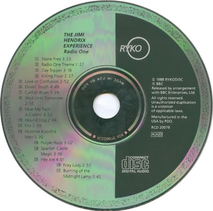 Jimi Hendrix Experience, The : Radio One (Album)
