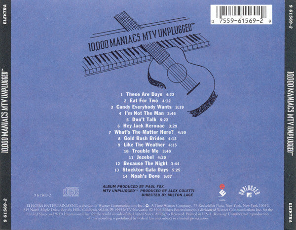 10,000 Maniacs : MTV Unplugged (Album,Stereo)