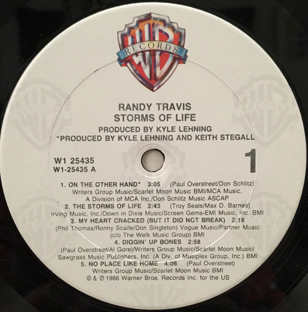Randy Travis : Storms Of Life (LP,Club Edition)