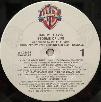 Randy Travis : Storms Of Life (LP,Club Edition)