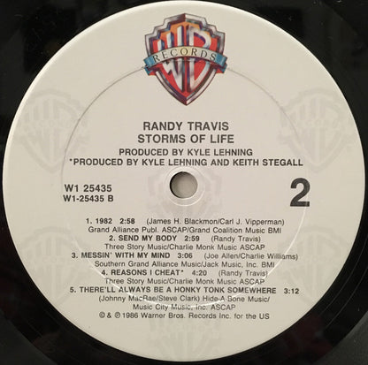Randy Travis : Storms Of Life (LP,Club Edition)