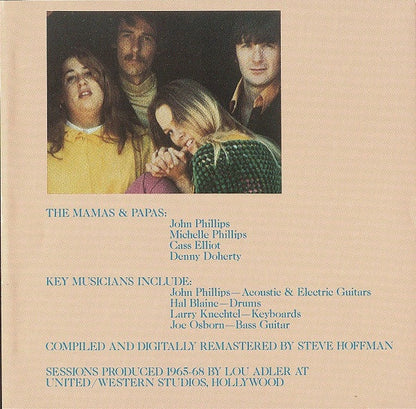Mamas & The Papas, The : 16 Of Their Greatest Hits (Compilation,Club Edition,Reissue,Remastered,Stereo)