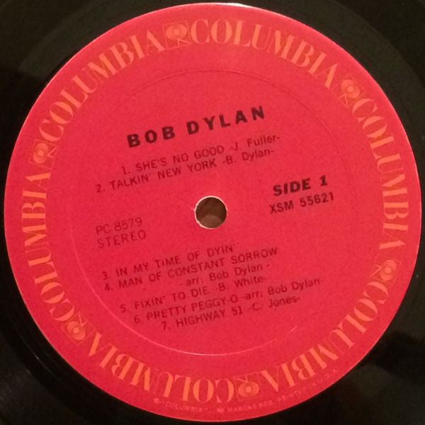 Bob Dylan : Bob Dylan (LP,Album,Reissue,Stereo)