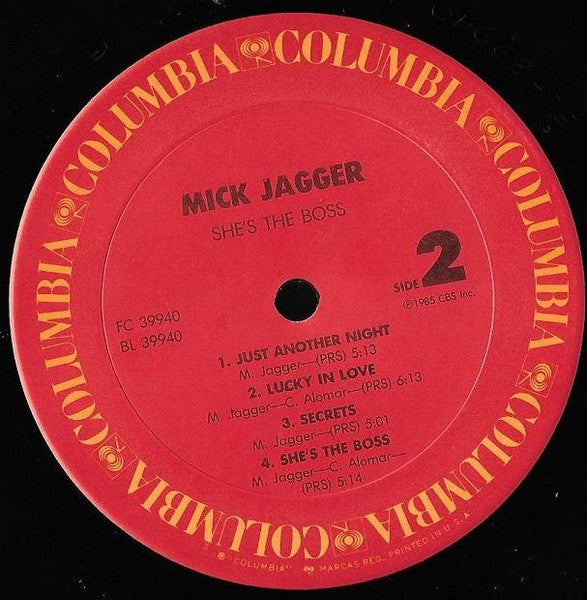 Mick Jagger : She's The Boss (LP,Album,Stereo)