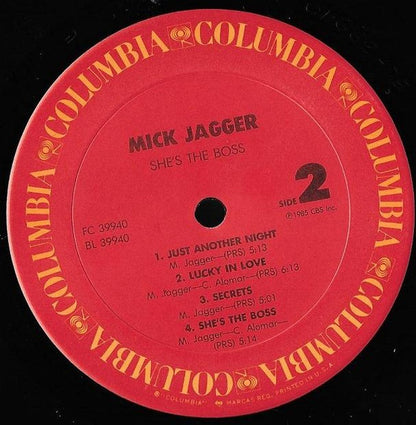 Mick Jagger : She's The Boss (LP,Album,Stereo)