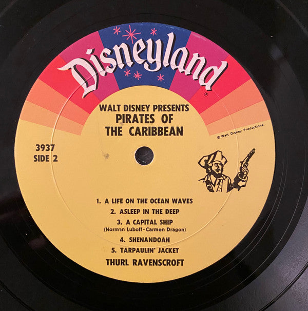 Thurl Ravenscroft : Pirates Of The Caribbean (The Sound Track Of The Fabulous Adventure) (LP,Reissue)