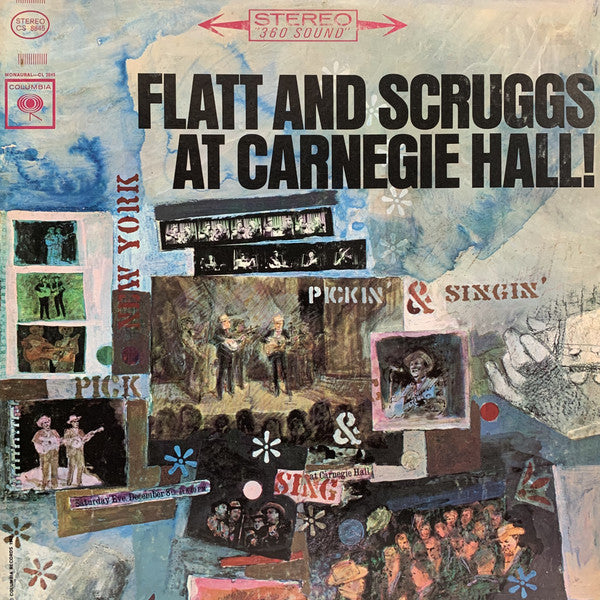 Flatt & Scruggs : At Carnegie Hall! (LP,Album,Reissue,Stereo)
