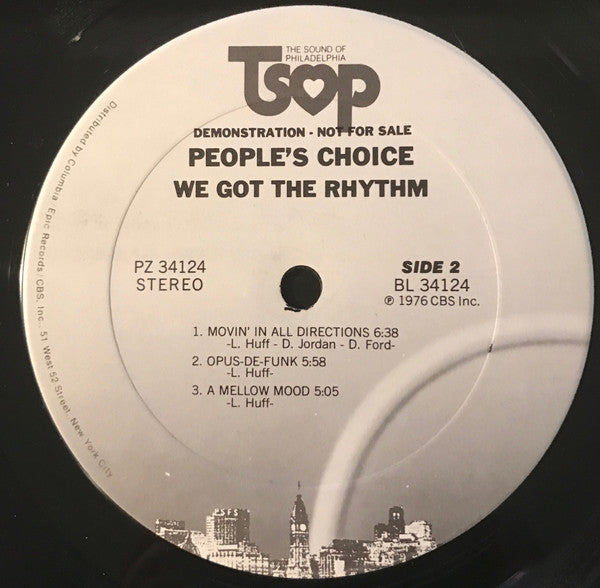 People's Choice : We Got The Rhythm (LP,Album,Promo)