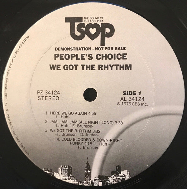 People's Choice : We Got The Rhythm (LP,Album,Promo)