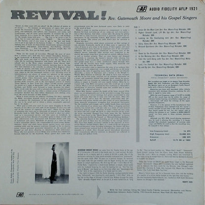 Gatemouth Moore : Revival! (LP,Mono)