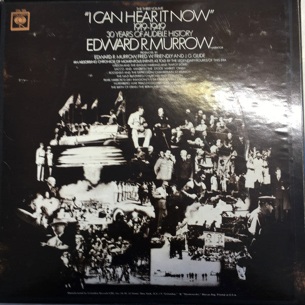 Edward R. Murrow : "I Can Hear It Now" 1919-1949 (LP,Album,Compilation,Reissue)
