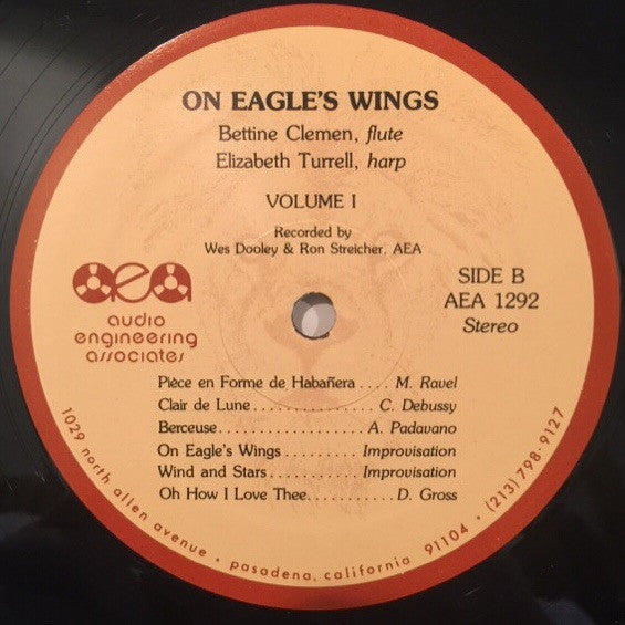 Elizabeth Turrell And Bettine Clemen : On Eagle's Wings (LP,Album)
