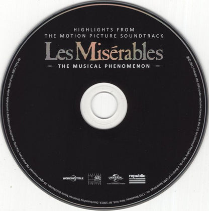 Various : Les Misérables (Highlights From The Motion Picture Soundtrack) (Album)