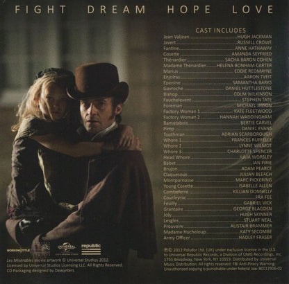 Various : Les Misérables (Highlights From The Motion Picture Soundtrack) (Album)