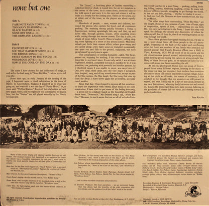 Jean Ritchie : None But One (LP,Album,Reissue)