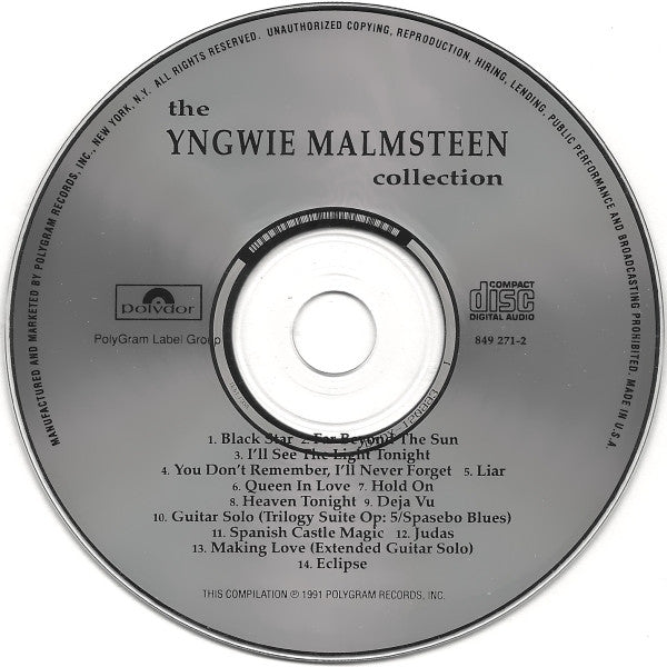 Yngwie Malmsteen : The Yngwie Malmsteen Collection (Compilation,Reissue)
