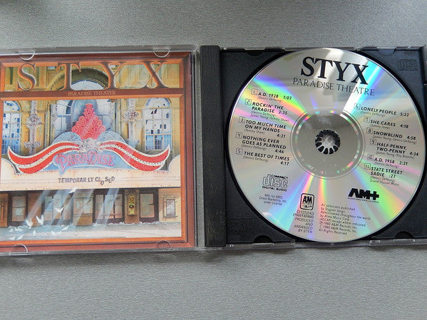 Styx : Paradise Theatre (Album,Club Edition)