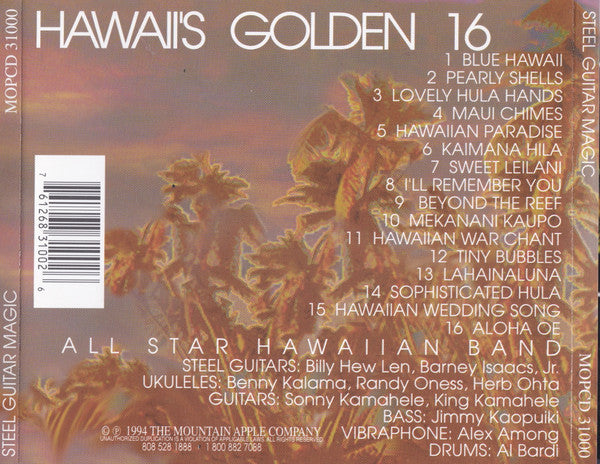 Billy Hew Len, Barney Isaacs : Steel Guitar Magic (Hawaiian Style) ()