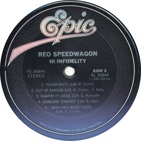 REO Speedwagon : Hi Infidelity (LP,Album)