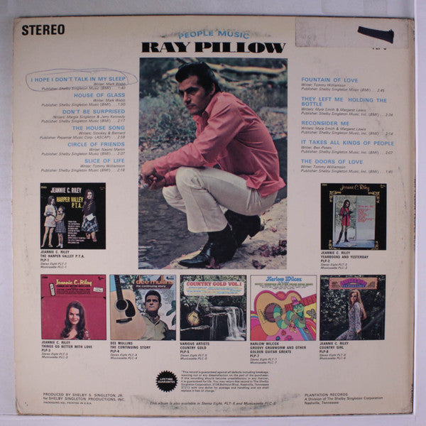Ray Pillow : People Music (LP,Stereo)