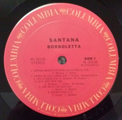 Santana : Borboletta (LP,Album)