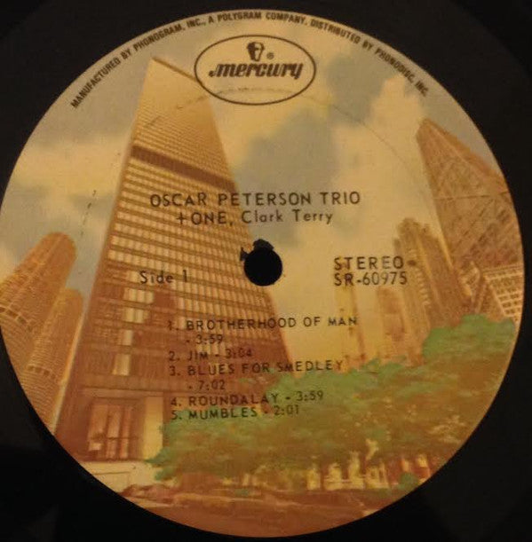 Oscar Peterson Trio, The / Clark Terry : Oscar Peterson Trio + One (LP,Album,Reissue)