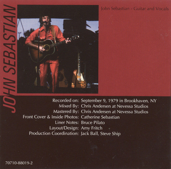 John Sebastian : King Biscuit Flower Hour Presents John Sebastian (Album)