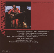 John Sebastian : King Biscuit Flower Hour Presents John Sebastian (Album)