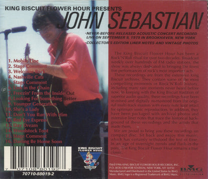 John Sebastian : King Biscuit Flower Hour Presents John Sebastian (Album)