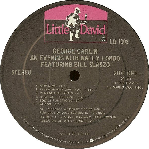 George Carlin : An Evening With Wally Londo Featuring Bill Slaszo (LP,Album)