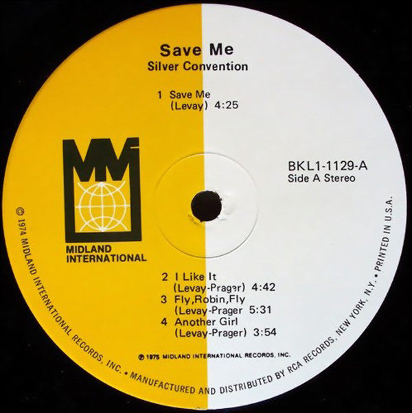 Silver Convention : Save Me (LP,Album)