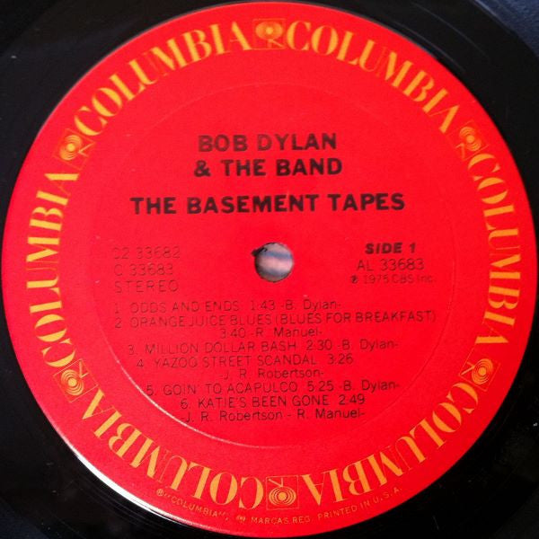 Bob Dylan & Band, The : The Basement Tapes (LP,Album,Stereo)