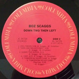 Boz Scaggs : Down Two Then Left (LP,Album)