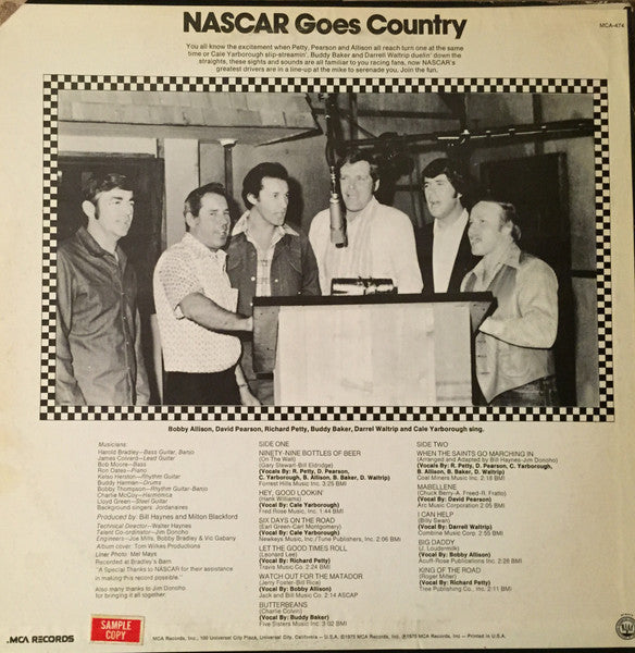 Various : NASCAR Goes Country (LP,Album)