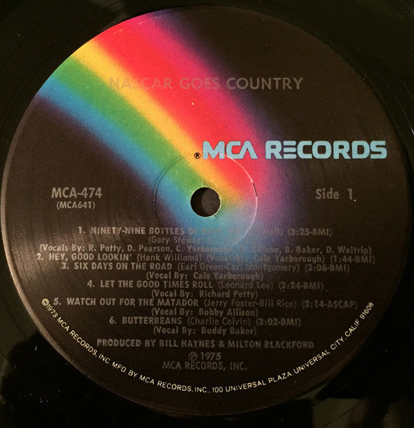 Various : NASCAR Goes Country (LP,Album)