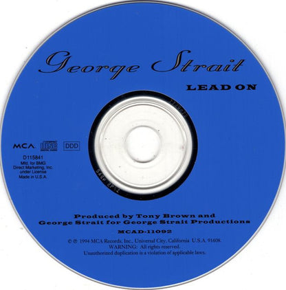 George Strait : Lead On (Album,Club Edition)