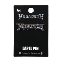 Enamel Pin - Megadeth - Silver & Black Logo