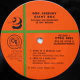 Don Sebesky : Giant Box (LP,Album,Quadraphonic)