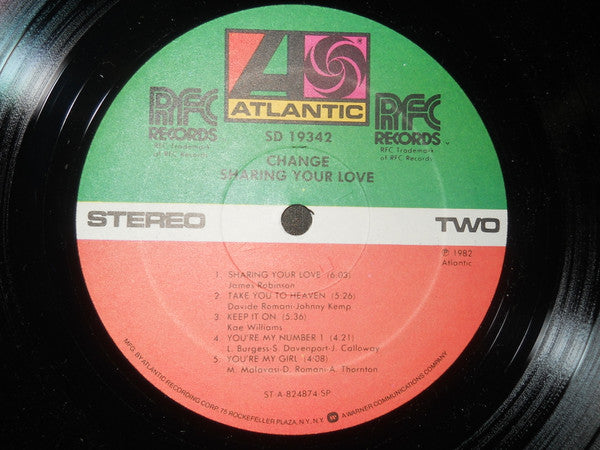 Change : Sharing Your Love (LP,Album,Stereo)