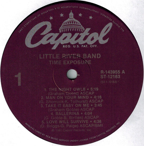 Little River Band : Time Exposure (LP,Album,Club Edition)