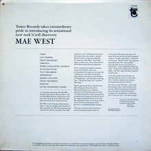 Mae West : Way Out West (LP,Album,Mono)