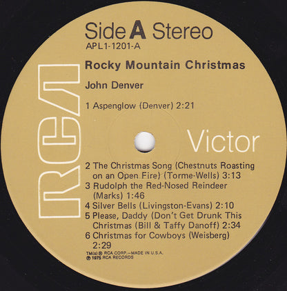 John Denver : Rocky Mountain Christmas (LP,Album,Reissue)