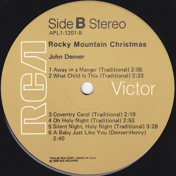 John Denver : Rocky Mountain Christmas (LP,Album,Reissue)